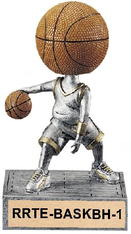 basketball trophy - bobblehead, large image