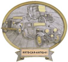 antique car resin oval image