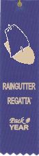 Raingutter Regatta ribbon with Pack # and Year